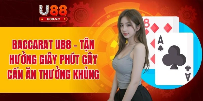 Baccarat U88 - Tận Hưởng Giây Phút Gây Cấn Ăn Thưởng Khủng