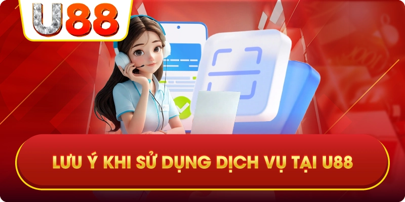 Lưu Ý Khi Sử Dụng Dịch Vụ Tại U88